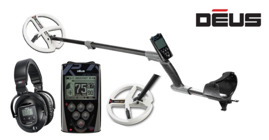 XP Deus I. fémkereső 22,5 HD DD szonda + tavvezerlo + WS5 fejhallgató